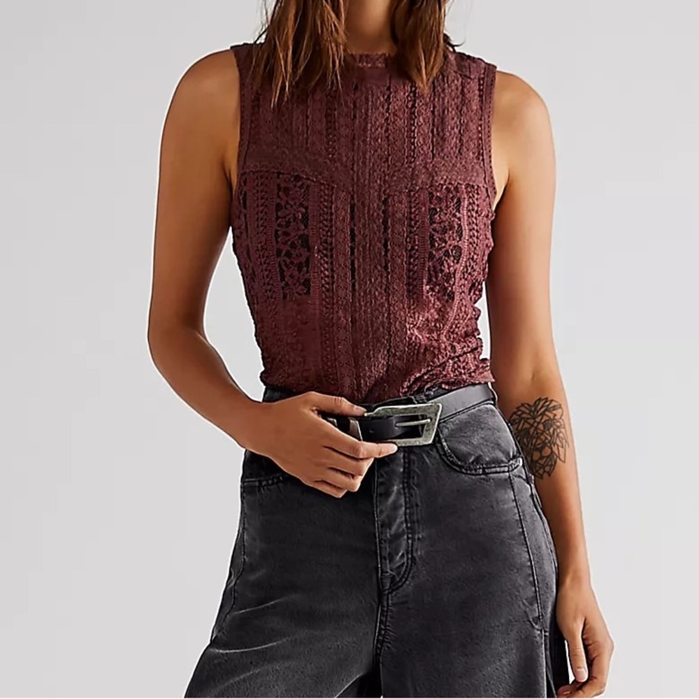 NWTS FREE PEOPLE SHEER TOP (XL) - Picture 4 of 13